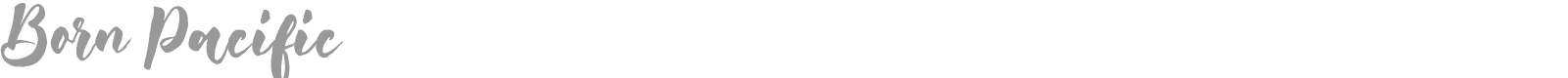 Born Pacific font preview